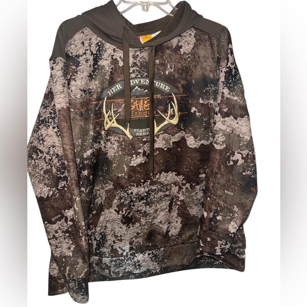 Camouflage Women's Bass Pro Shops Hoodie She Outdoor size XL